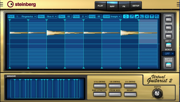editeur riff et groove