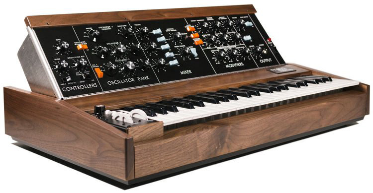 Minimoog Walnut Side