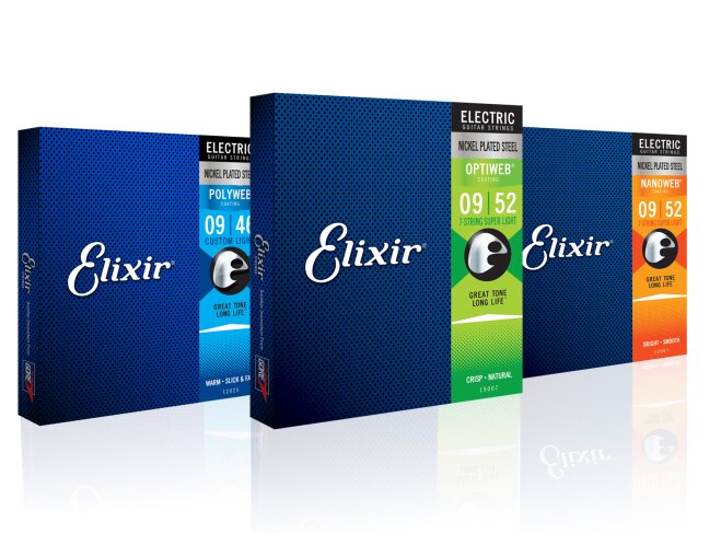 ElixirStrings Electric Family 7 8 string sideview Jan2018 ElixirStrings Electric Family 7 8 string sideview Jan2018
