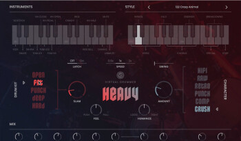 Ujam Virtual Drummer Heavy : Heavy GUI