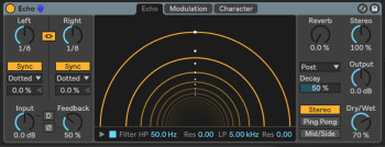 Ableton Live 10 Suite : echo
