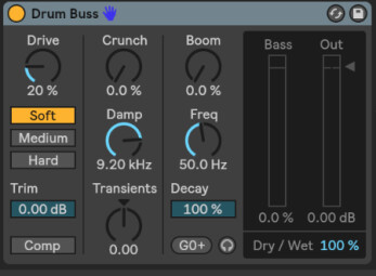Ableton Live 10 Suite : drum bus