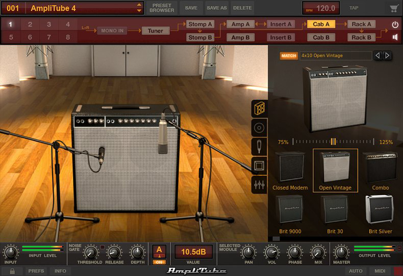 IK Multimedia AmpliTube Custom Shop : Cab Room
