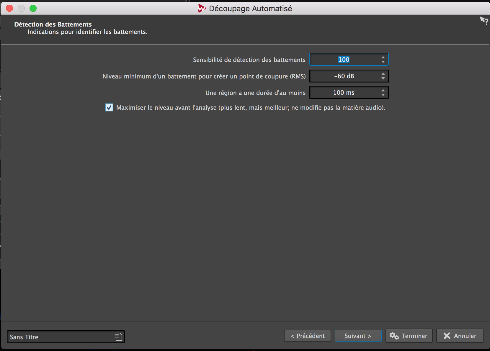 Steinberg WaveLab Pro 9.5 : decoupe2
