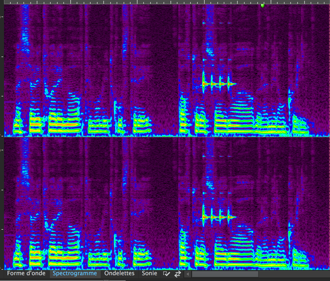 Steinberg WaveLab Pro 9.5 : spectrogramme