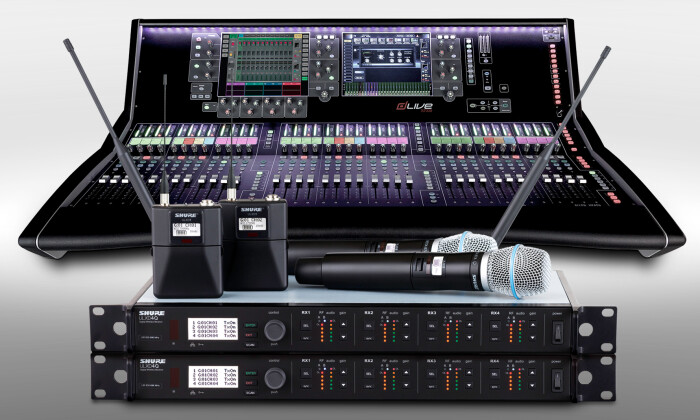 dLive S7000 Front SHURE dLive S7000 Front SHURE