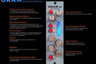 Oram Pro Audio 503