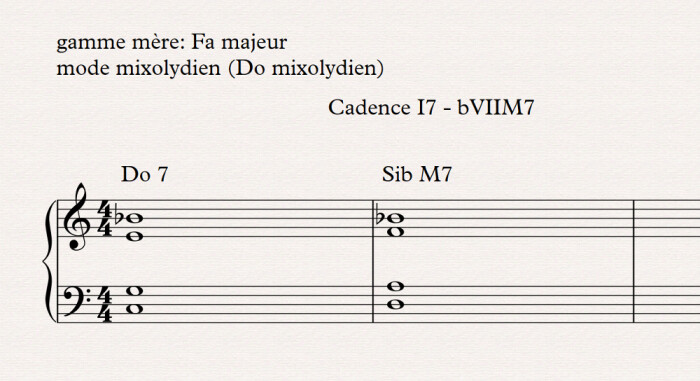 mixolydien cadence 1