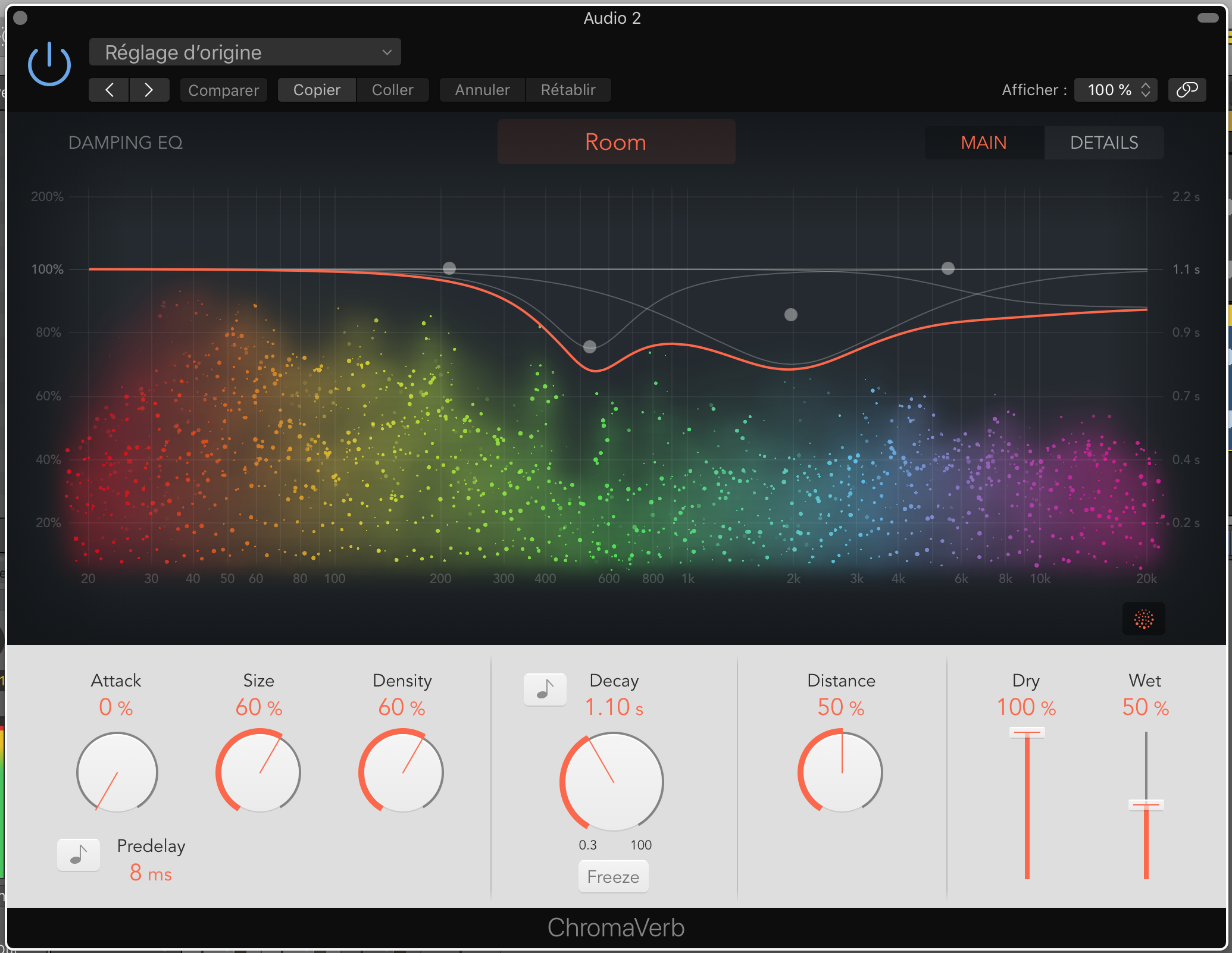 Apple Logic Pro X : chromaverb