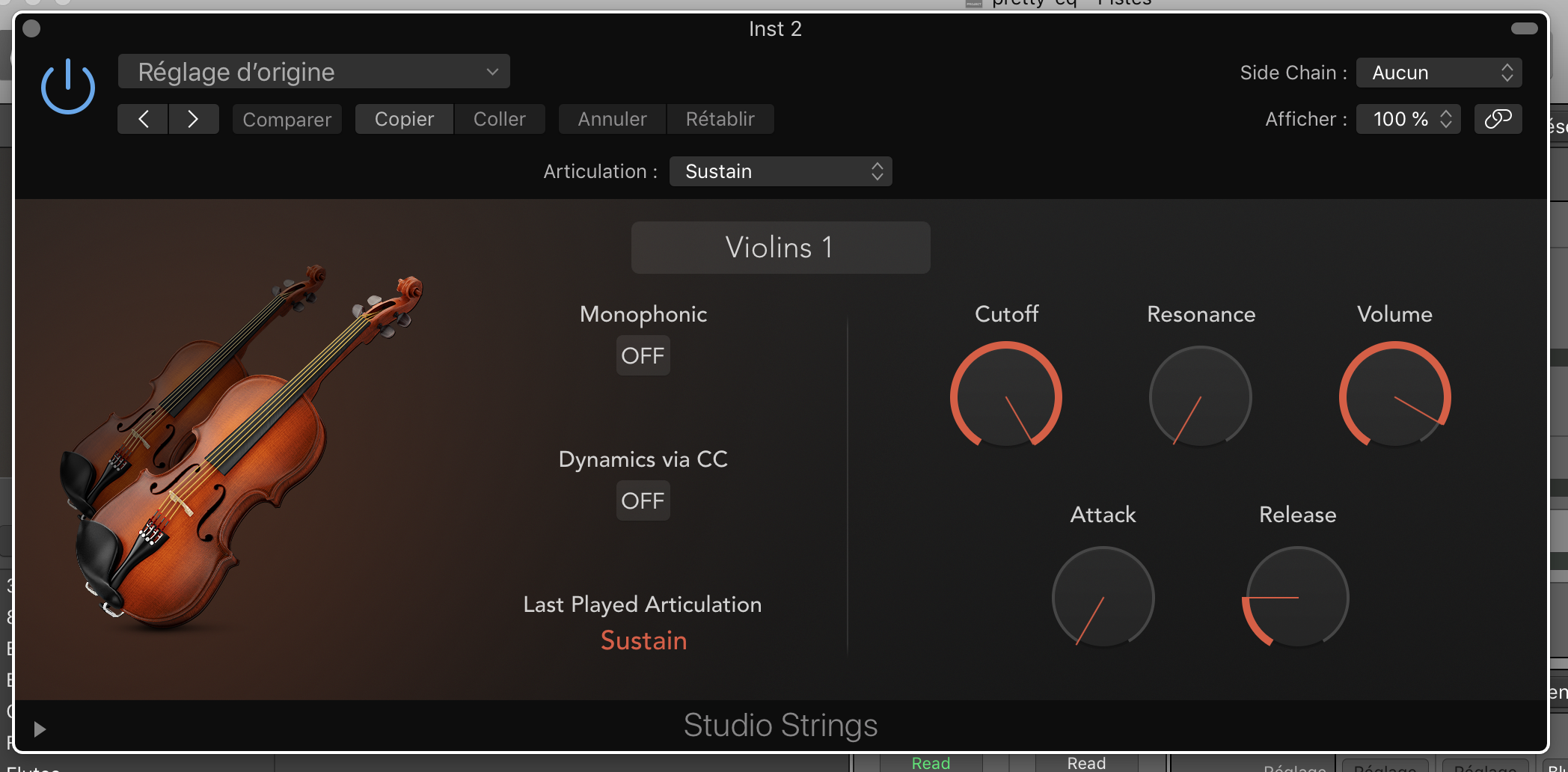 Apple Logic Pro X : studiostrings
