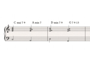 Rhythm changes voicings