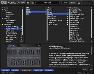 UVI Workstation GUI 07 Browser UVI Workstation GUI 07 Browser