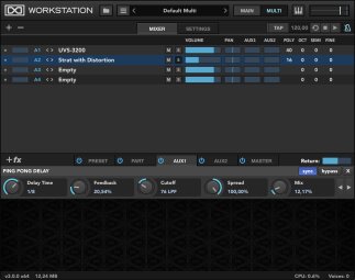 UVI Workstation GUI 05 Mixer UVI Workstation GUI 05 Mixer