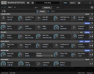 UVI Workstation GUI 03 Effects UVI Workstation GUI 03 Effects