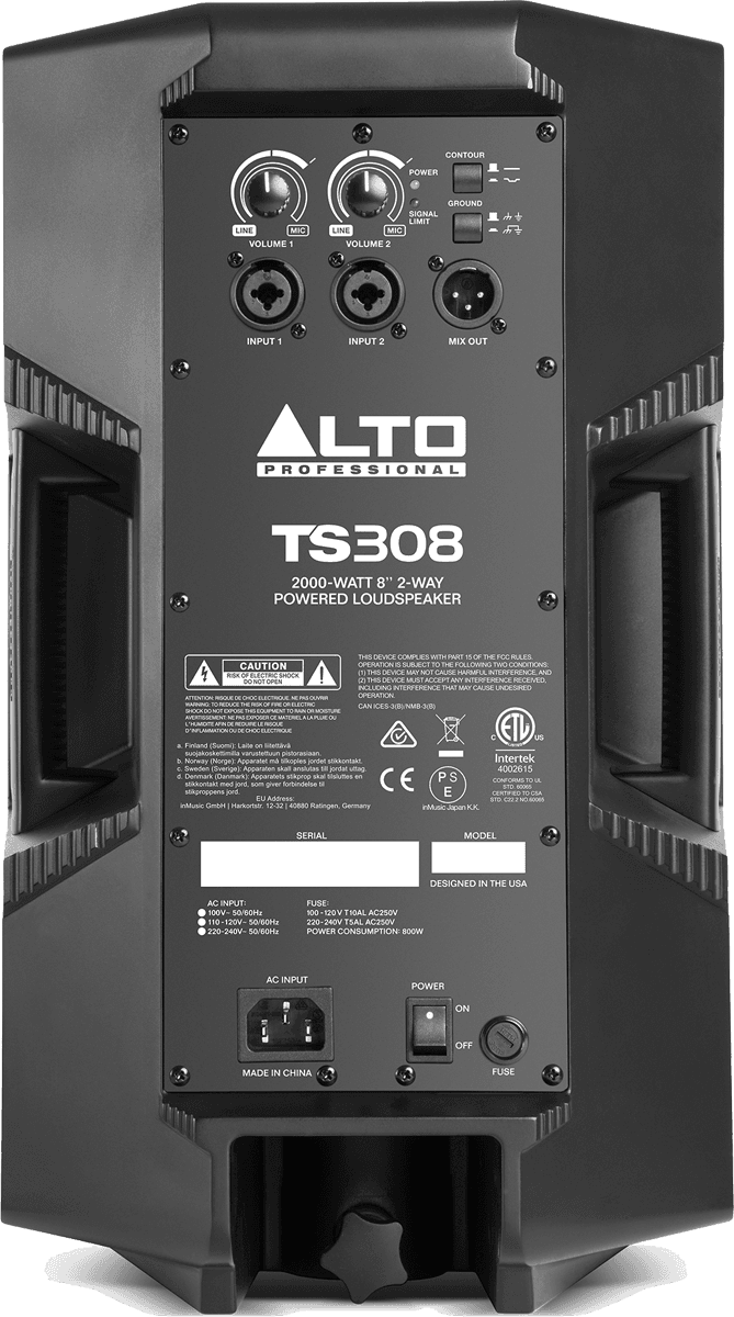 Alto Professional TS308 : SLT TS308 3 B