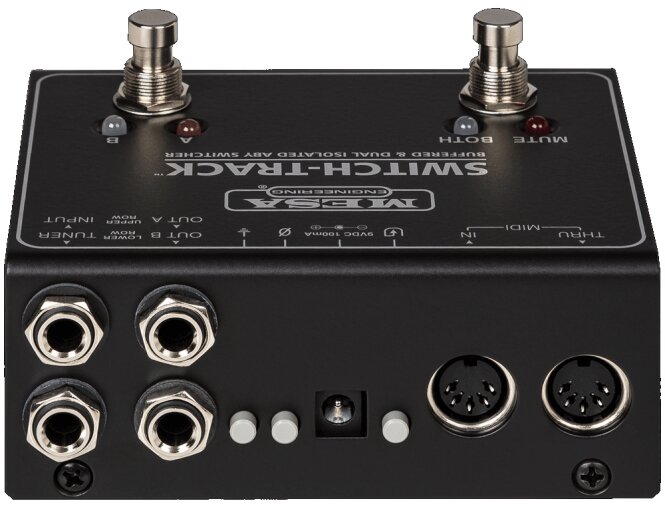 Mesa Boogie SWITCH-TRACK Buffered & Dual Isolated ABY Switcher : switch track rear Mesa Boogie SWITCH-TRACK Buffered & Dual Isolated ABY Switcher : switch track rear