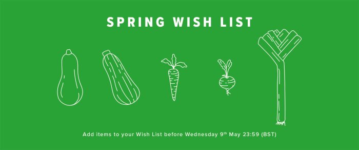 Spring Wish List Spring Wish List
