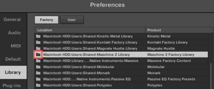 PreferencesLibraries PreferencesLibraries