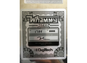 DigiTech Whammy WH-4 20th Anniversary