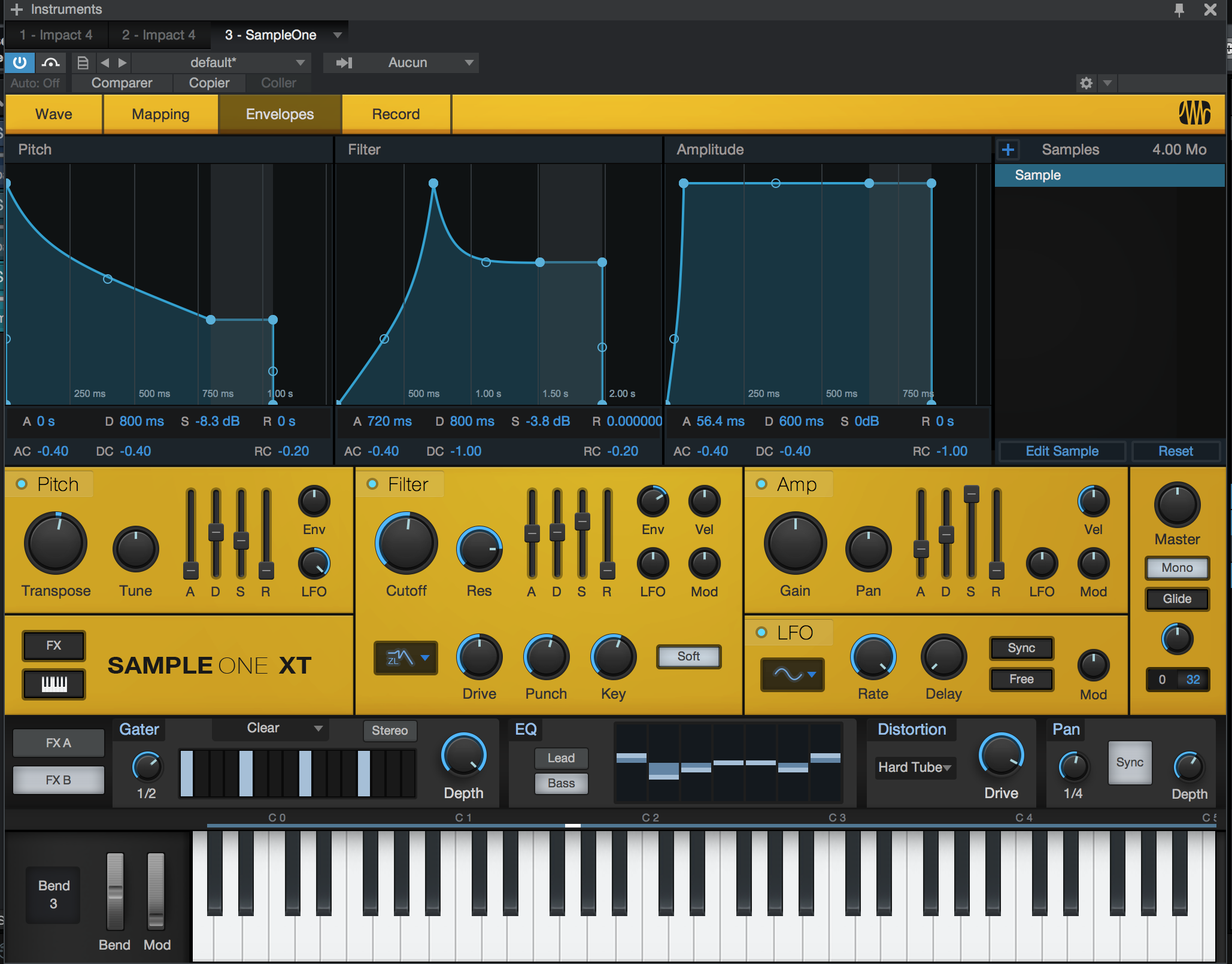 PreSonus Studio One 4 Professional : sampleonext