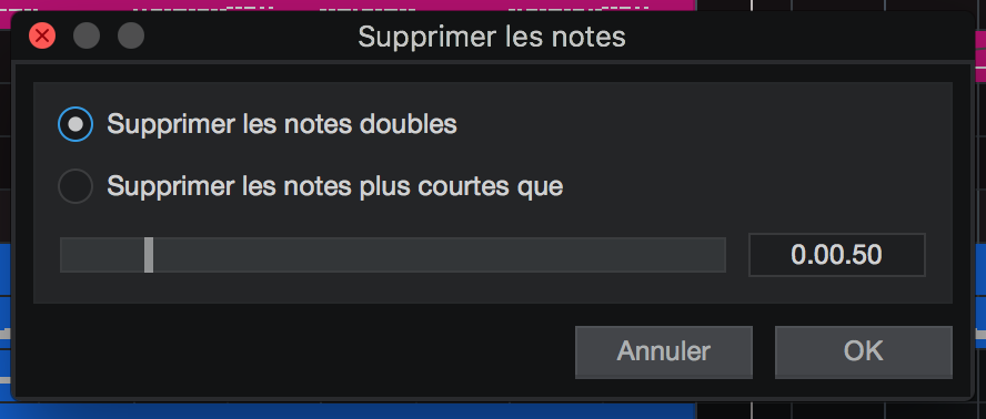 supprimernotes