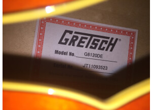 Gretsch G6120DE Duane Eddy "Signature" Hollow Body - Desert Sunrise (50763)