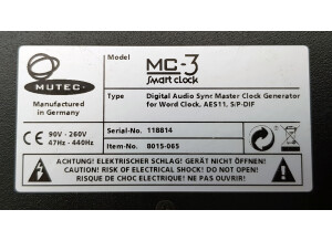 MUTEC MC-3 Smart Clock (13448)