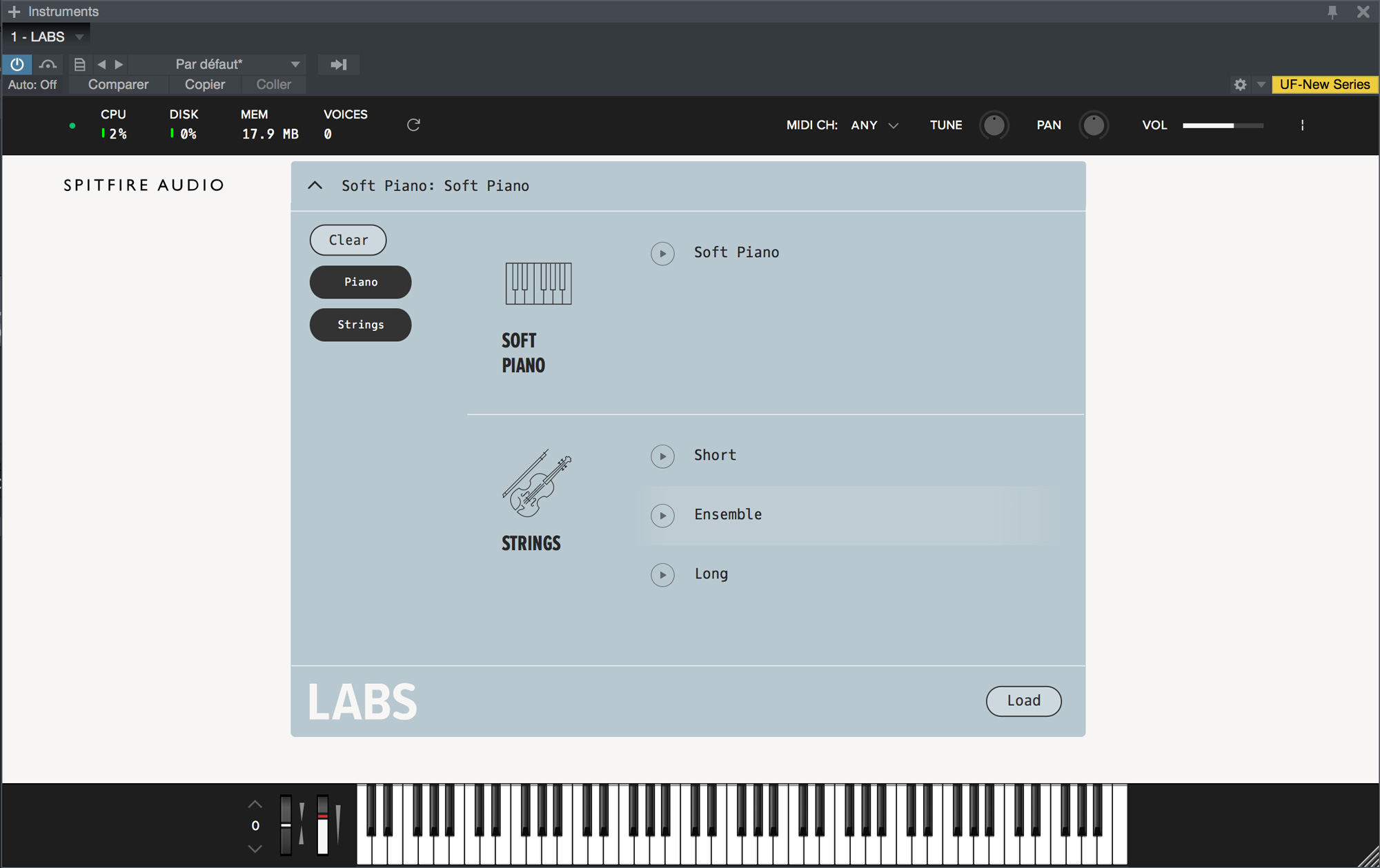 Spitfire Labs in Studio One