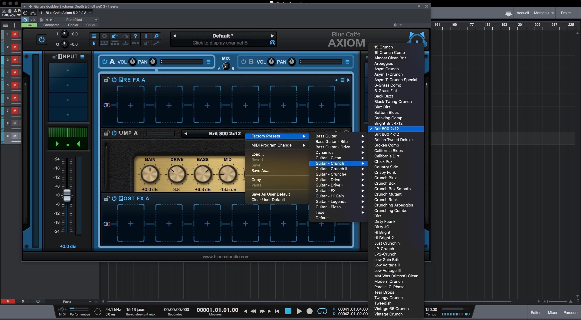 Blue Cat Audio Axiom : Photo 4 Presets