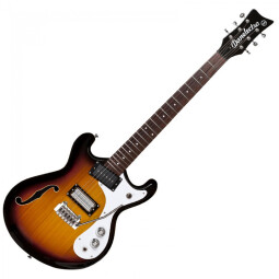 Danelectro '66T : PR55696BI18676 DG66TSB DANELECTRO 66T GUITAR WITH TREMOLO 3 TONE SUNBURST IMD Danelectro '66T : PR55696BI18676 DG66TSB DANELECTRO 66T GUITAR WITH TREMOLO 3 TONE SUNBURST IMD