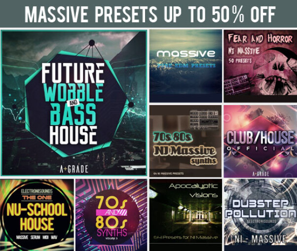 123creative sale on presets for NI Massive 123creative sale on presets for NI Massive