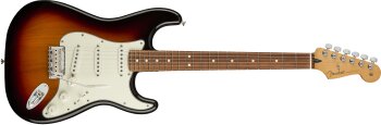 Fender Player Stratocaster : Player Stratocaster, Pau Ferro Fingerboard, 3 Color Sunburst Fender Player Stratocaster : Player Stratocaster, Pau Ferro Fingerboard, 3 Color Sunburst