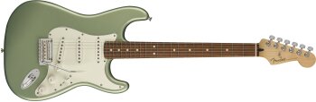 Fender Player Stratocaster : Player Stratocaster, Pau Ferro Fingerboard, Sage Green Metallic Fender Player Stratocaster : Player Stratocaster, Pau Ferro Fingerboard, Sage Green Metallic