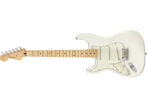 Player Stratocaster Left Handed, Maple Fingerboard, Polar White