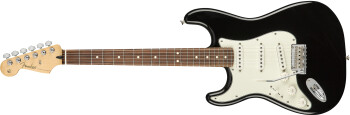 Fender Player Stratocaster LH : Player Stratocaster Left Handed, Pau Ferro Fingerboard, Black