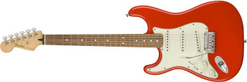 Fender Player Stratocaster LH : Player Stratocaster Left Handed, Pau Ferro Fingerboard, Sonic Red