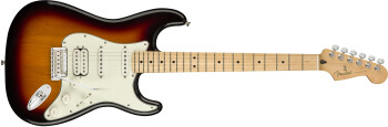 Fender Player Stratocaster HSS : Player Stratocaster HSS, Maple Fingerboard, 3 Color Sunburst