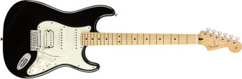 Fender Player Stratocaster HSS : Player Stratocaster HSS, Maple Fingerboard, Black