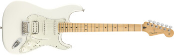 Fender Player Stratocaster HSS : Player Stratocaster HSS, Maple Fingerboard, Polar White