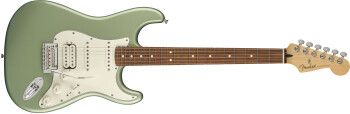 Fender Player Stratocaster HSS : Player Stratocaster HSS, Pau Ferro Fingerboard, Sage Green Metallic