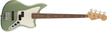 Fender Player Jaguar Bass : Player Jaguar Bass, Pau Ferro Fingerboard, Sage Green Metallic Fender Player Jaguar Bass : Player Jaguar Bass, Pau Ferro Fingerboard, Sage Green Metallic