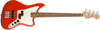 Fender Player Jaguar Bass : Player Jaguar Bass, Pau Ferro Fingerboard, Sonic Red Fender Player Jaguar Bass : Player Jaguar Bass, Pau Ferro Fingerboard, Sonic Red