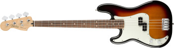 Fender Player Precision Bass LH : Player Precision Bass Left Handed, Pau Ferro Fingerboard, 3 Color Sunburst