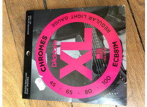 D'Addario XL Chromes Flat Wound Bass Strings (28377)