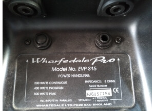 Wharfedale EVP-S15 (72155)