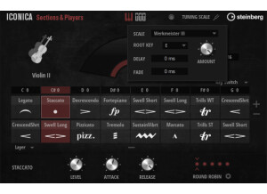 Iconica Sections & Players Tuning Scale Full