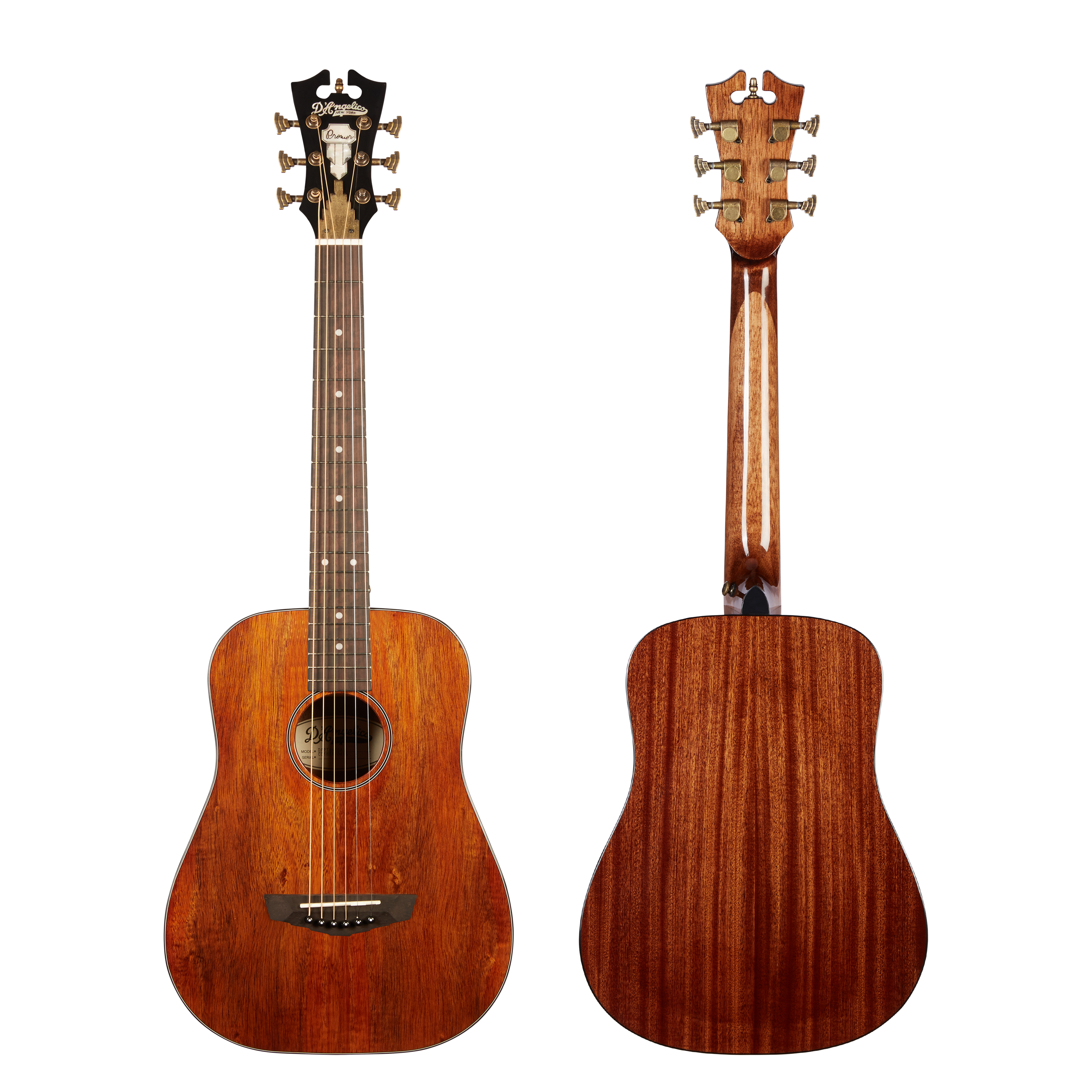 D'angelico Premier Utica Mahogany Top Arched Back : DAPTRVMAHARC FR