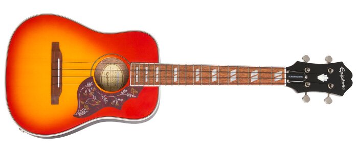 Epiphone Hummingbird Tenor Acoustic/Electric Ukulele : POP HbirdTenUku FC Epiphone Hummingbird Tenor Acoustic/Electric Ukulele : POP HbirdTenUku FC
