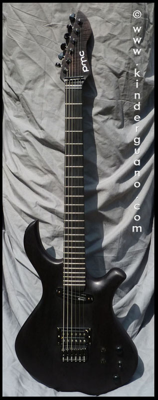PMC GUITARS Blast Black Maple
