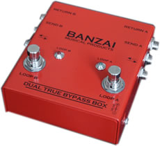 Dual True Bypass Box - Banzai Dual True Bypass Box - Audiofanzine